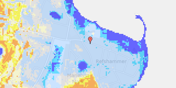 Ekstrem regn på Fasanvej 54