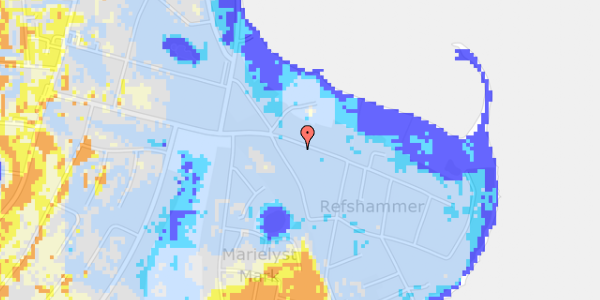 Ekstrem regn på Fasanvej 56