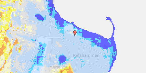 Ekstrem regn på Fasanvej 57