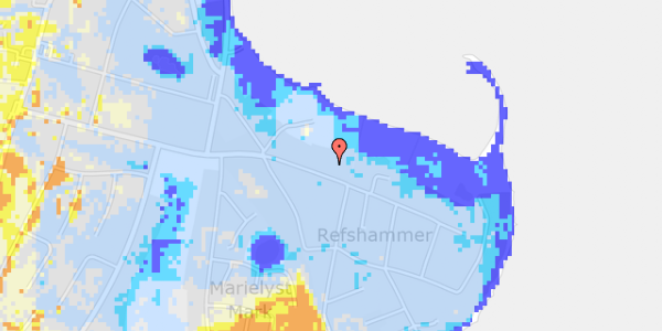 Ekstrem regn på Fasanvej 61B