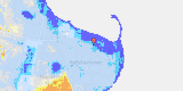 Ekstrem regn på Fasanvej 71