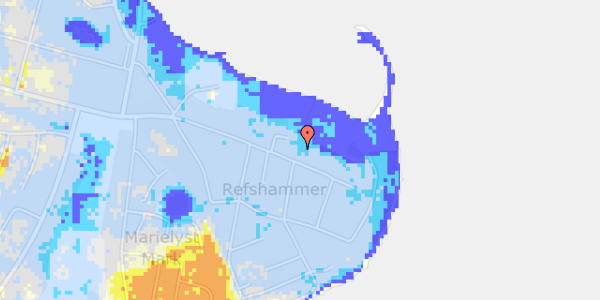 Ekstrem regn på Fasanvej 79