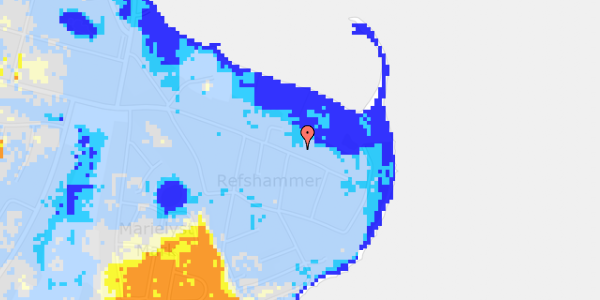 Ekstrem regn på Fasanvej 81