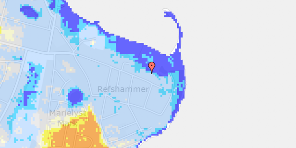 Ekstrem regn på Fasanvej 87