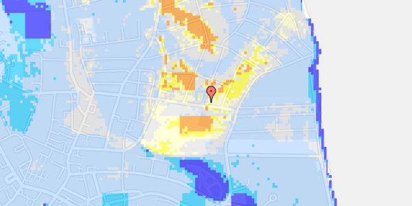 Ekstrem regn på Fredensvej 9