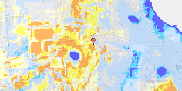 Ekstrem regn på Fruevej 77