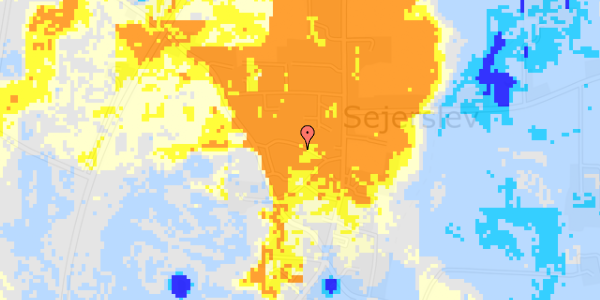 Ekstrem regn på Gadevang 3