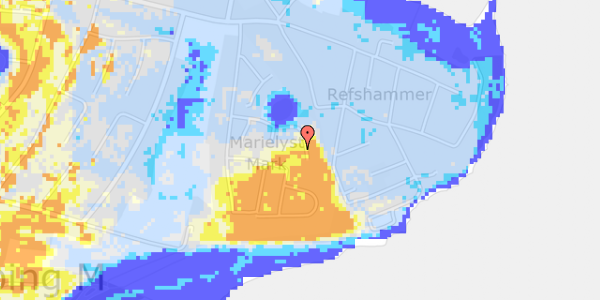 Ekstrem regn på Hammerparken 34