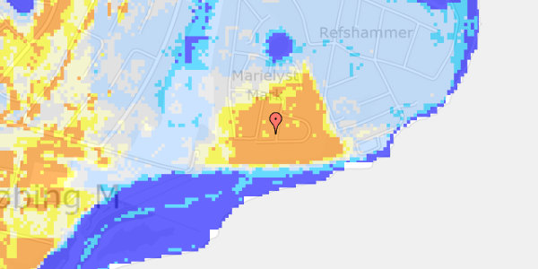 Ekstrem regn på Hammersvinget 18