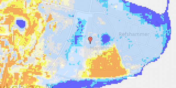 Ekstrem regn på Hammervej 50