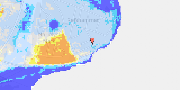 Ekstrem regn på Hedegaardsvej 4