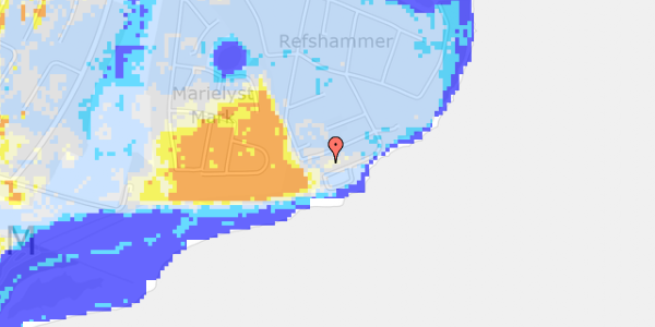 Ekstrem regn på Hedegaardsvej 11