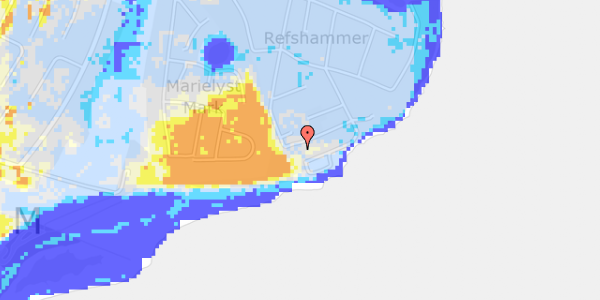 Ekstrem regn på Hedegaardsvej 13