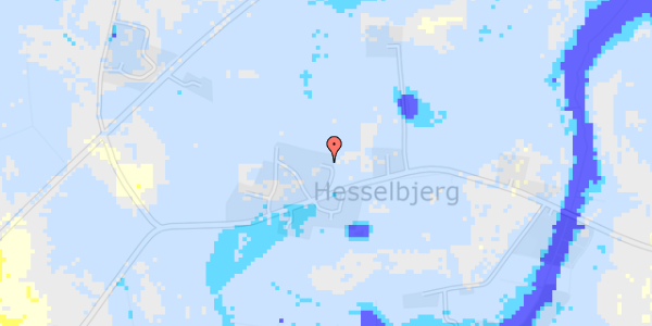 Ekstrem regn på Hesselbjergvej 25