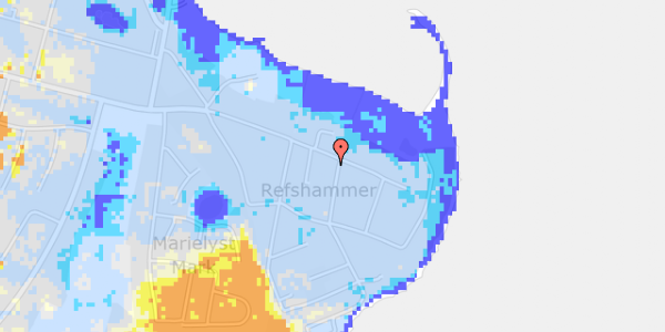 Ekstrem regn på I. C. Hindings Vej 2