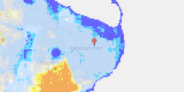 Ekstrem regn på I. C. Hindings Vej 5