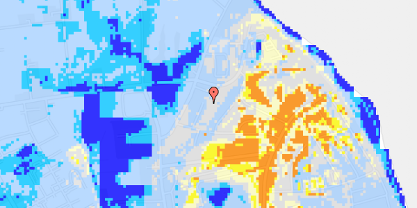 Ekstrem regn på Kappelgårdsvej 8