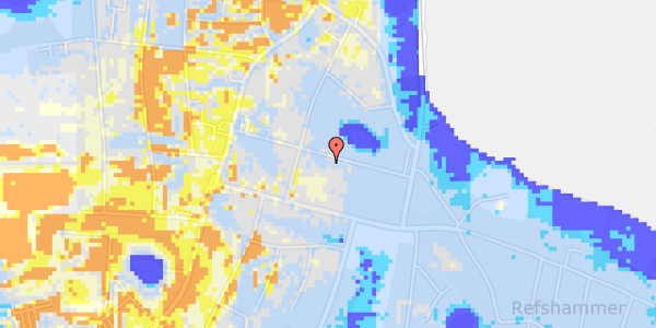 Ekstrem regn på Kastanie Alle 26