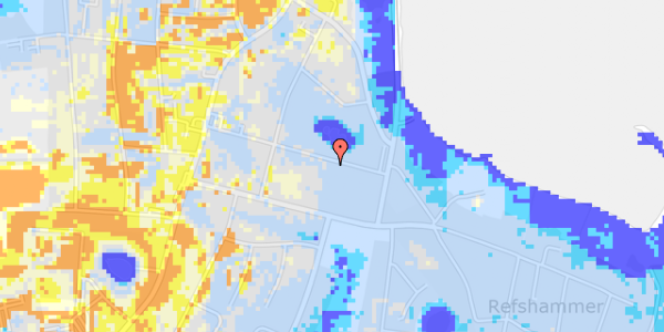 Ekstrem regn på Kastanie Alle 38