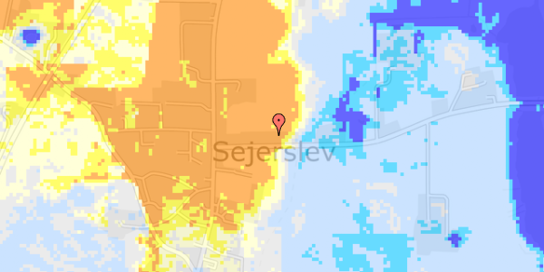 Ekstrem regn på Kongevejen 13