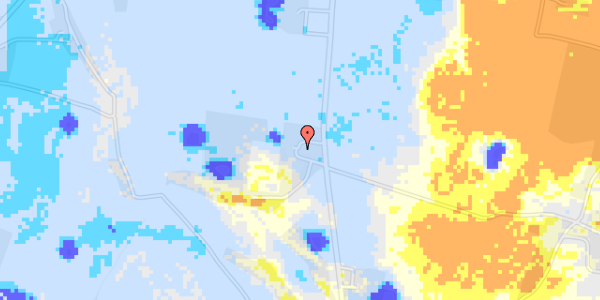 Ekstrem regn på Lillerisvej 20