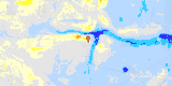 Ekstrem regn på Næssundvej 92