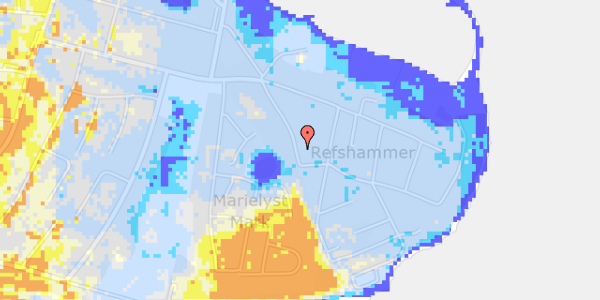 Ekstrem regn på Plantagevej 15