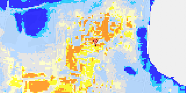 Ekstrem regn på Riis Alle 14