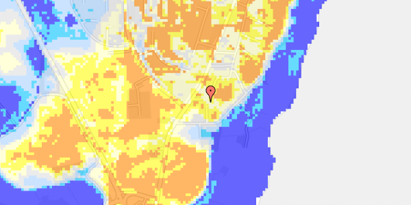 Ekstrem regn på Sallingsundvej 71