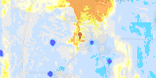 Ekstrem regn på Sejersvej 19C