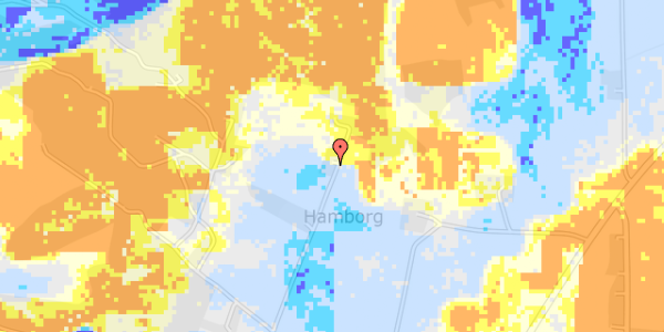 Ekstrem regn på Skranderup Skovvej 14