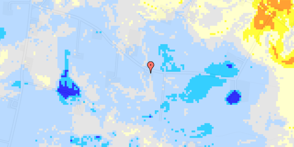 Ekstrem regn på Tøving Syd 7