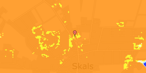 Ekstrem regn på Hovedgaden 62