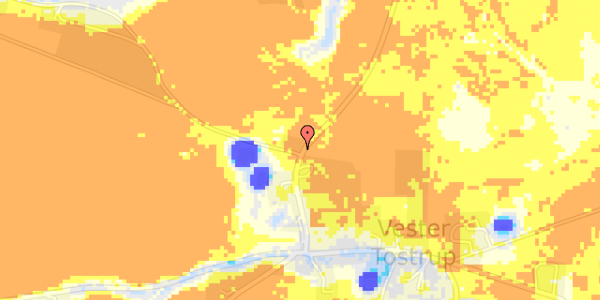 Ekstrem regn på Kallestrupvej 88