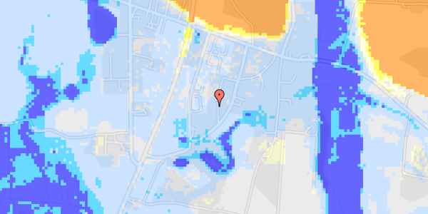 Ekstrem regn på Kirketoften 12