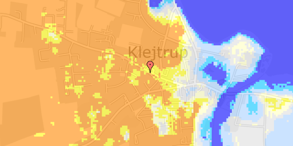 Ekstrem regn på Skårupvej 9P