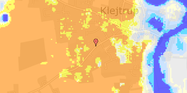 Ekstrem regn på Viborgvej 32