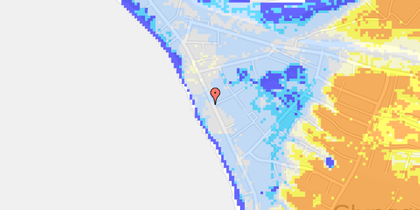 Ekstrem regn på Bredgade 48, 1. 