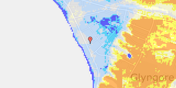 Ekstrem regn på Bredgade 61