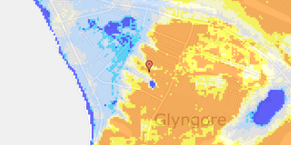 Ekstrem regn på Fyrrevej 11