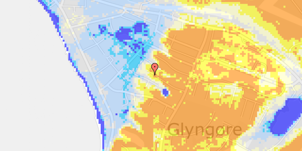 Ekstrem regn på Fyrrevej 15