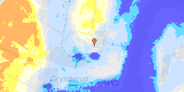 Ekstrem regn på Grynderupvej 60