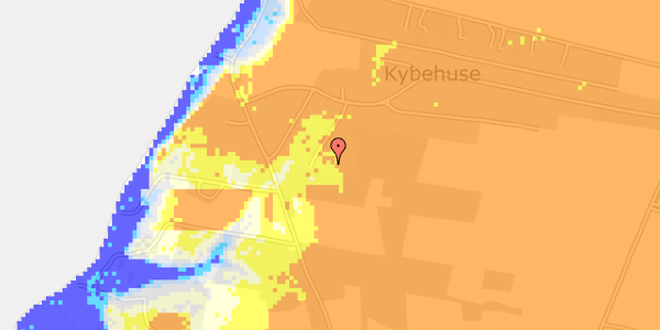 Ekstrem regn på Kybehuse 95