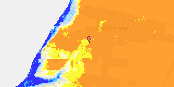 Ekstrem regn på Kybehuse 103