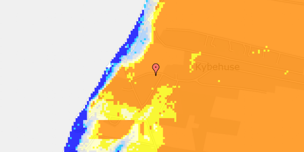 Ekstrem regn på Kybehuse 131