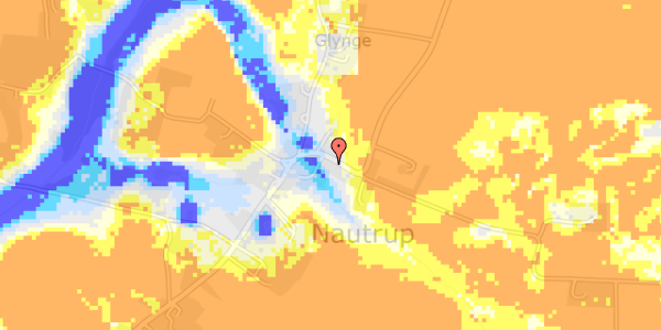 Ekstrem regn på Nautrupvej 11A