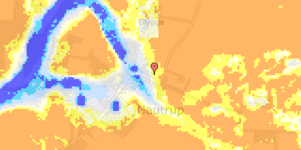 Ekstrem regn på Nautrupvej 18