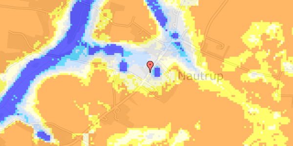 Ekstrem regn på Nautrupvej 38