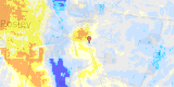 Ekstrem regn på Roslevvej 61