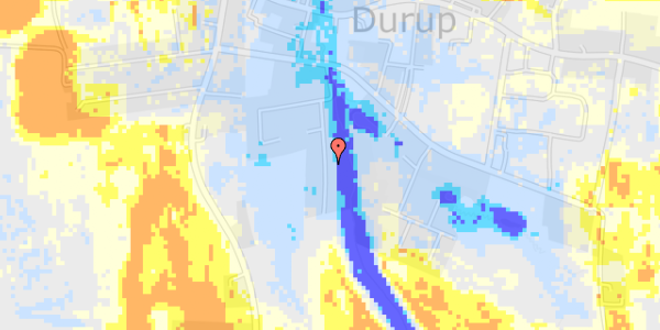 Ekstrem regn på Skovvang 13